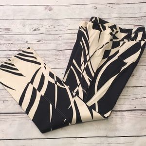 Abstract Black & Off-White Jeans